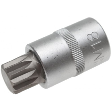 Spline Bitfej 1/2", M16 x 55 mm hosszú (BGS 4347) bitfej készlet