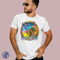  Split Fiction kerek logo férfi póló