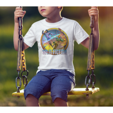  Split Fiction kerek logo gyerek póló