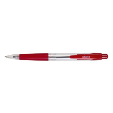 Spoko Golyóstoll SPOKO 0112 átlátszó piros tolltest, piros írásszín toll