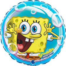  SpongyaBob Bubbles fólia lufi 46 cm party kellék