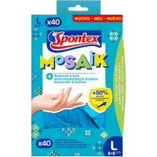 Spontex Einmalhandschuhe Mosaik 40er Pack Gr. 8 (12979078) védőkesztyű