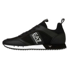  Sportcipők Emporio Armani EA7 Fekete-fehér fűzők U X8X027XK0500A120 Unisex Fekete 43 1/3