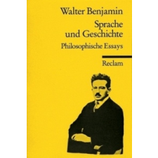  Sprache und Geschichte – Walter Benjamin idegen nyelvű könyv