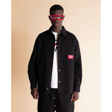  SPRAYGROUND COTTON SHIRT JACKET TOTAL kabát Férfi Fekete M