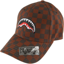 Sprayground smooth check cap baseball sapka unisex barna one férfi sapka