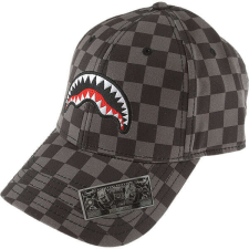 Sprayground smooth check cap baseball sapka unisex szürke one férfi sapka