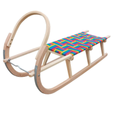 Springos 3 személyes fa szánkó, minőségi bükkfából – 125cm szánkó