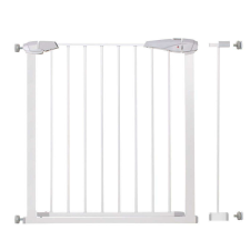 Springos Biztonsági gyermek rács, állítható méretű - 76-92 cm, fehér bababiztonság