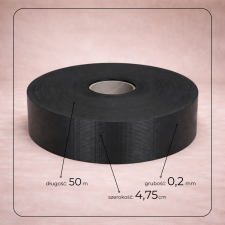 Springos Fn0012 grafit kerítésszalag 4.75cmx50m 450g/m2 kerti bútor