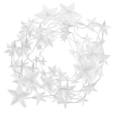 Springos Függönylámpa, 180 led csillag, hideg fehér+kék karácsonyfa izzósor