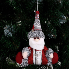 Springos Karácsonyfa dísz, Mikulás karácsonyi dekoráció