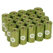 Springos Springos® zöld kutyapiszok zacskó 300db klipsszel kutyafelszerelés