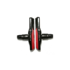 Spyral Cartridge cserélhető betétes menetes fékpofa, 72 mm, fekete-piros