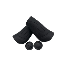 Spyral Comfort ergonomikus, bilincses markolat markolatváltóhoz, 95 mm, rejtett bilinccsel, fekete kerékpár kormány