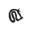 Spyral Energy integrált láncos lakat  5 mm x 90 cm, fekete