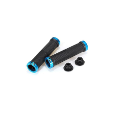 Spyral OEM bilincses markolat, 130 mm, fekete, kék bilinccsel kerékpár kormány