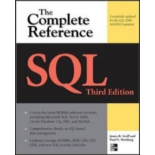  SQL The Complete Reference – JamesR Groff idegen nyelvű könyv