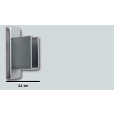  Square- Line oldalfali tartó 1 db/cs (Inox) karnis, függönyrúd