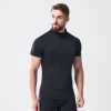 SQUATWOLF Men‘s T-shirt Vented Workout Top Black