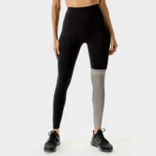 SQUATWOLF Women‘s leggings LAB360º Colour Block Black Titanium L női nadrág