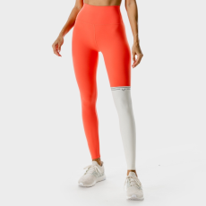 SQUATWOLF Women‘s leggings LAB360º Colour Block Hot Coral - SQUATWOLF XL