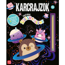 Squishmallows - Karcrajzok - 8 különleges karcrajz és 8 oldalnyi mókás feladvány kreatív és készségfejlesztő