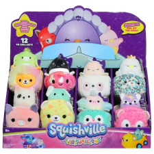 SQUISHMALLOWS Squishville mini 2az1ben plüss járműben 5 cm plüssfigura