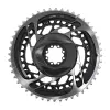 Sram Direct Mount tányérkészlet, eredeti, 46-33 fog, belső+külső, RED 2x12, alumínium, fekete, 11 sebességes SRAM Bicikli alkatrészek Kerékpár alkatrészek Kerékpár lánctányérok