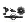 Sram NX Eagle DUB integrált tengelyes MTB hajtáslánc, 1x12, 175mm, BOOST, 32T x 11-50, fekete