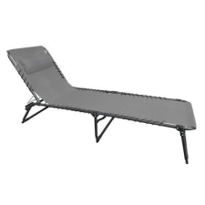 ST Leisure Equipment Napozóágy VERACRUZ, szürke, állítható, 190 x 58 x 28 cm kerti bútor