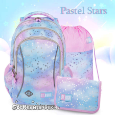 St. Right iskolatáska, hátizsák 39 cm SZETT - Pastel Stars iskolatáska