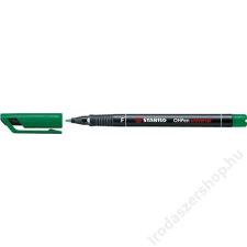 STABILO Alkoholos marker, 0, 7 mm, STABILO OHPen F, zöld (TST84236) filctoll, marker