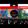STABILO ARTY - 50 db - szövegkiemelő, színes ceruza, tűfilc és prémium szálas filctoll (4006381590419)