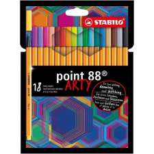 STABILO arty point 88 18db-os vegyes színű tűfilc készlet filctoll, marker