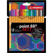 STABILO ARTY Point 88 18db-os vegyes színű tűfilc készlet (STABILO_8818/1-20) filctoll, marker