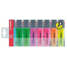 STABILO Boss 8db-os vegyes színű szövegkiemelő filctoll, marker