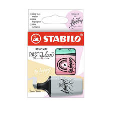 STABILO : Boss Mini Pastellove szövegkiemelő készlet 3db-os filctoll, marker