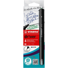 STABILO dr!ver fine szett, 4 db, zöld, piros, kék, fekete filctoll, marker