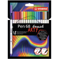 STABILO Ecsetfilc Stabilo Pen 68 brush Arty 18 db-os klt. filctoll, marker