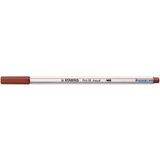 STABILO Ecsetirón, STABILO "Pen 68 brush", vörösesbarna filctoll, marker