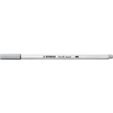 STABILO Ecsetirón, STABILO "Pen 68 brush", középszürke filctoll, marker