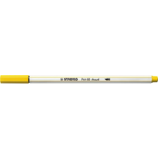 STABILO Ecsetirón, STABILO &quot;Pen 68 brush&quot;, sárga filctoll, marker