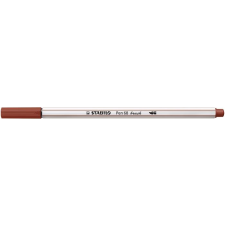 STABILO Ecsetirón, stabilo &quot;pen 68 brush&quot;, vörösesbarna filctoll, marker