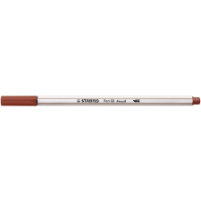 STABILO Ecsetirón, stabilo "pen 68 brush", vörösesbarna filctoll, marker