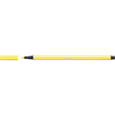 STABILO Filctoll, 1 mm, STABILO "Pen 68", neon sárga filctoll, marker
