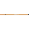 STABILO Filctoll, 1 mm, STABILO "Pen 68", sötétokker