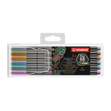 STABILO Filctoll stabilo pen 68 metallic 6 db-os készlet filctoll, marker