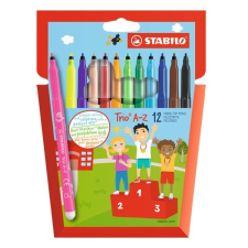STABILO Filctoll STABILO Trio A-Z 12db-os készlet filctoll, marker
