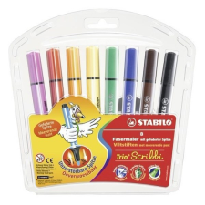 STABILO Filctoll STABILO Trio Scribbi 8db-os készlet filctoll, marker